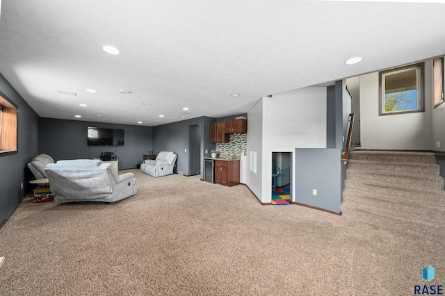 212 N Fairway Dr, Brandon, SD 57005 - bedroom with light colored carpet and recessed lighting