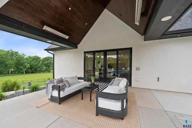1617 S Scarlet Oak Pl, Sioux Falls, SD 57110 - view of patio / terrace with an outdoor hangout area