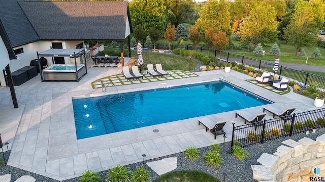 1617 S Scarlet Oak Pl, Sioux Falls, SD 57110 - view of pool featuring a patio area and outdoor dining area
