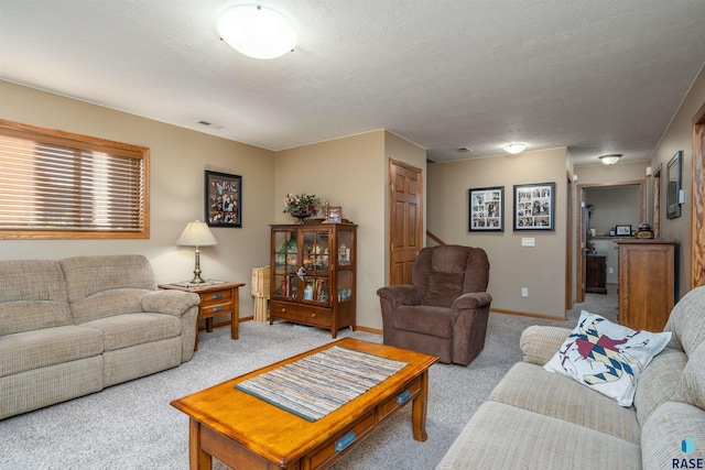 3121 S Dubuque Ave, Sioux Falls, SD 57110 - living room featuring carpet and stairs