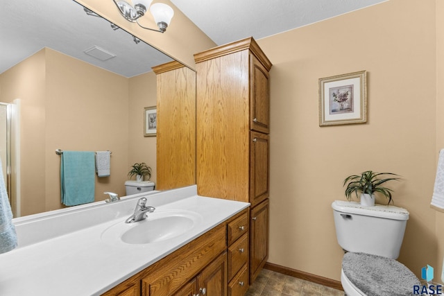 3121 S Dubuque Ave, Sioux Falls, SD 57110 - full bathroom featuring vanity and a shower with door