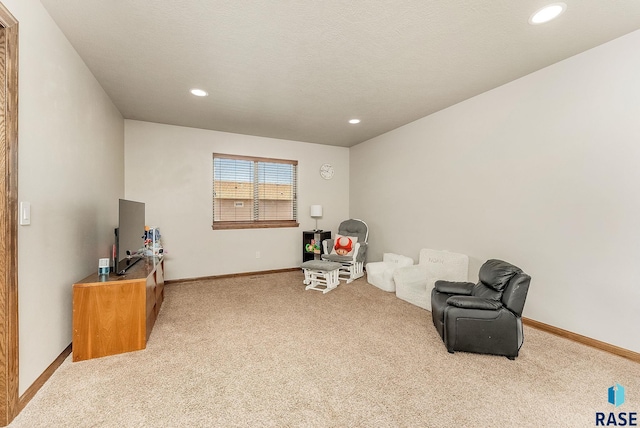4005 S Grand Slam Ave, Sioux Falls, SD 57110 - living area featuring carpet floors and recessed lighting