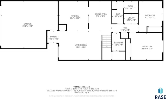 4005 S Grand Slam Ave, Sioux Falls, SD 57110 - view of property floor plan