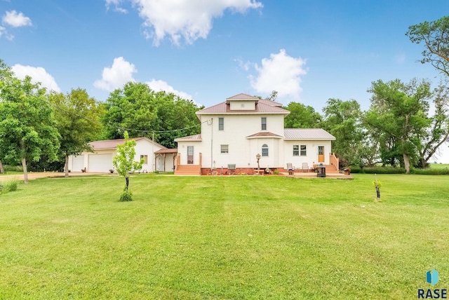 28437 462nd Ave, Davis, SD 57021 - rear view of property featuring a yard and a metal roof