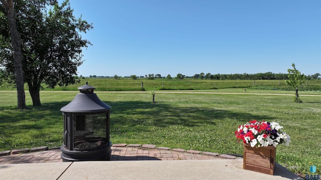 28437 462nd Ave, Davis, SD 57021 - view of grassy yard with a view of countryside and a patio