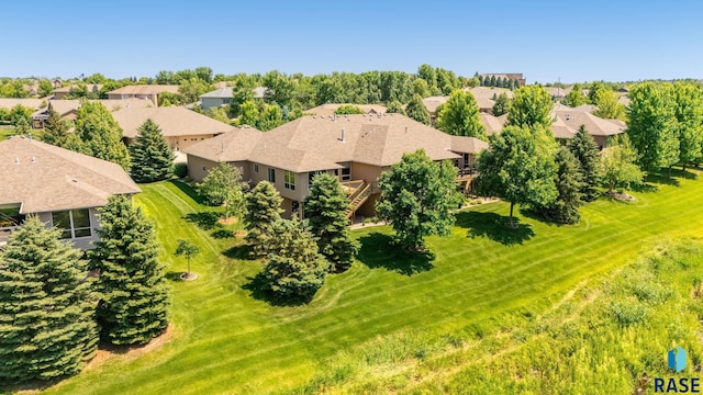 5809 S Nature Run Pl, Sioux Falls, SD 57108 - aerial perspective of suburban area