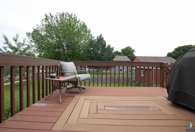 4400 E 38th St, Sioux Falls, SD 57103 - deck with a grill