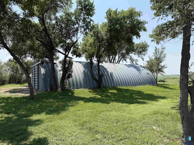 27139 US Highway 81, Freeman, SD 57319 - view of green lawn with an outdoor structure