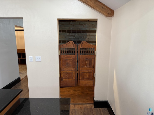 27139 US Highway 81, Freeman, SD 57319 - hallway featuring wood finished floors