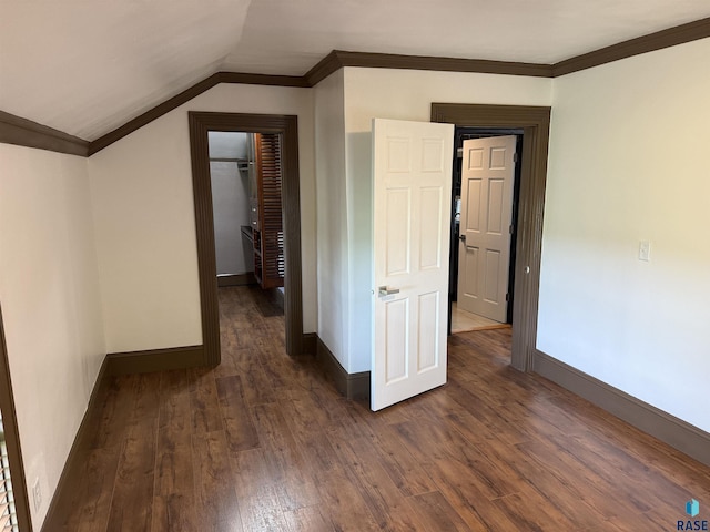 27139 US Highway 81, Freeman, SD 57319 - additional living space featuring dark wood-style floors and lofted ceiling