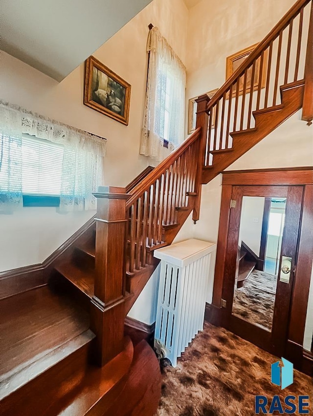 402 E 1st Ave, Beaver Creek, MN 56116 - stairway with a high ceiling