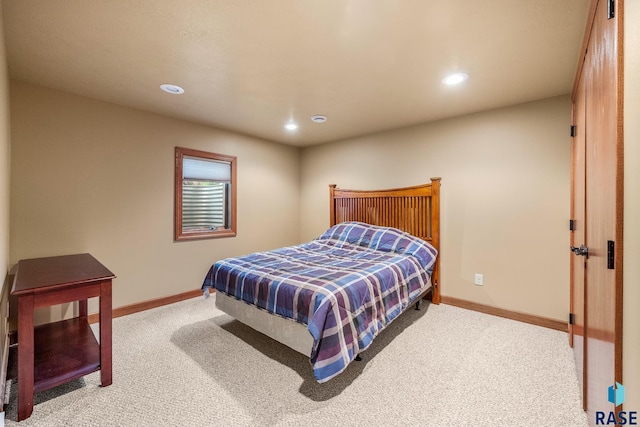 705 Railway St, Canistota, SD 57012 - carpeted bedroom featuring recessed lighting