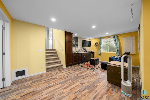 601 W Highpointe St, Tea, SD 57064 - exercise area featuring light wood-style flooring and recessed lighting