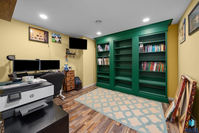 601 W Highpointe St, Tea, SD 57064 - home office featuring wood finished floors and recessed lighting
