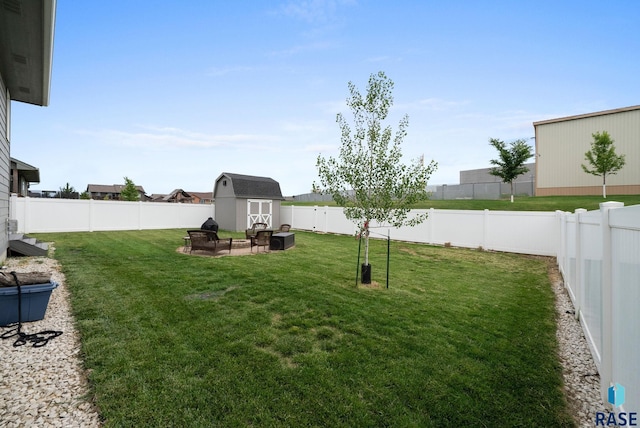 601 W Highpointe St, Tea, SD 57064 - fenced backyard with a storage unit