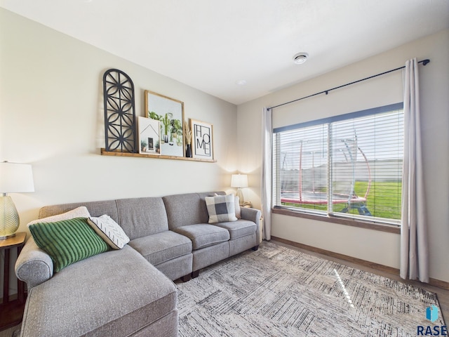 2560 E Meadowside Pl, Sioux Falls, SD 57108 - living room with baseboards and wood finished floors