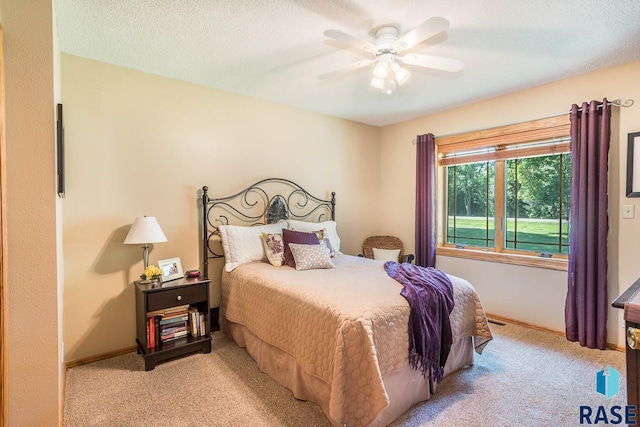 6500 E Split Rock Rd, Sioux Falls, SD 57110 - bedroom with light colored carpet and a ceiling fan