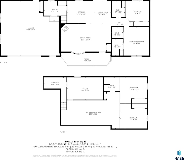 303 E 11th St, Dell Rapids, SD 57022 - view of property floor plan