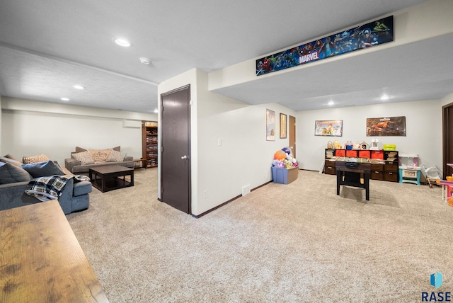 6045 W Jordan Ct, Sioux Falls, SD 57106 - playroom with carpet and recessed lighting