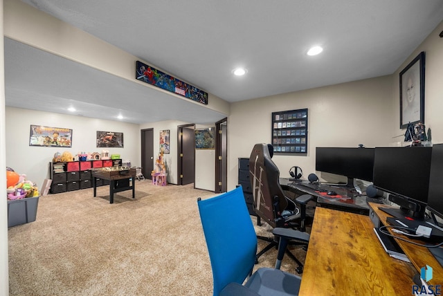 6045 W Jordan Ct, Sioux Falls, SD 57106 - office area featuring recessed lighting and carpet