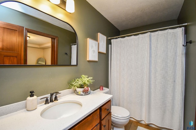 3208 S Triple Play Ave, Sioux Falls, SD 57110 - full bathroom with vanity, a shower with curtain, and tile patterned flooring