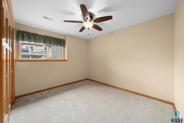 4912 E 42nd St, Sioux Falls, SD 57110 - spare room with carpet flooring and ceiling fan