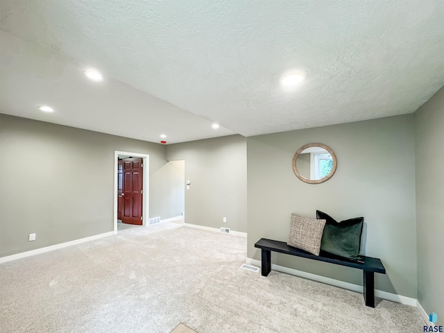 340 N Juniper Ave, Parker, SD 57053 - unfurnished room with recessed lighting, carpet, and a textured ceiling