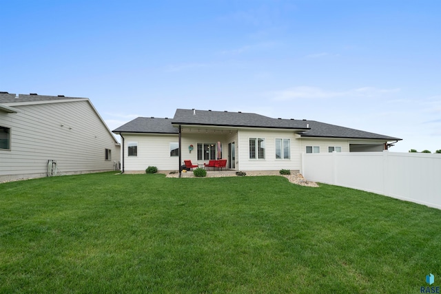 5402 S Bahnson Ave, Sioux Falls, SD 57108 - rear view of property featuring a patio area and a shingled roof