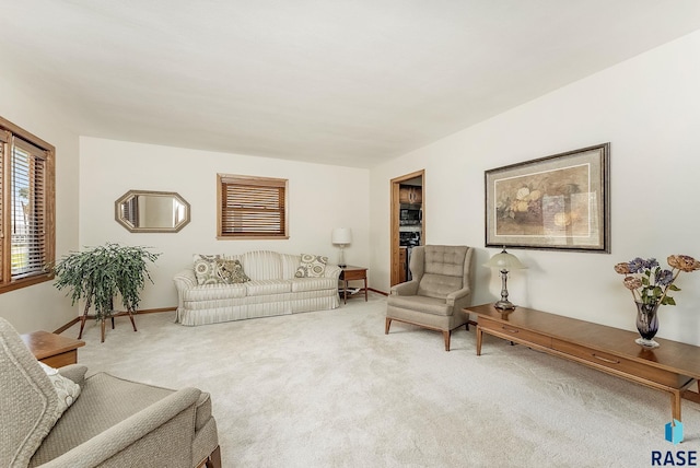 3112 E 15th St, Sioux Falls, SD 57103 - living room with carpet floors and baseboards
