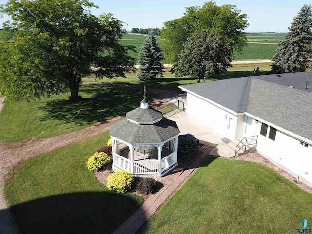 515 151st St, Luverne, MN 56156 - aerial view of sparsely populated area