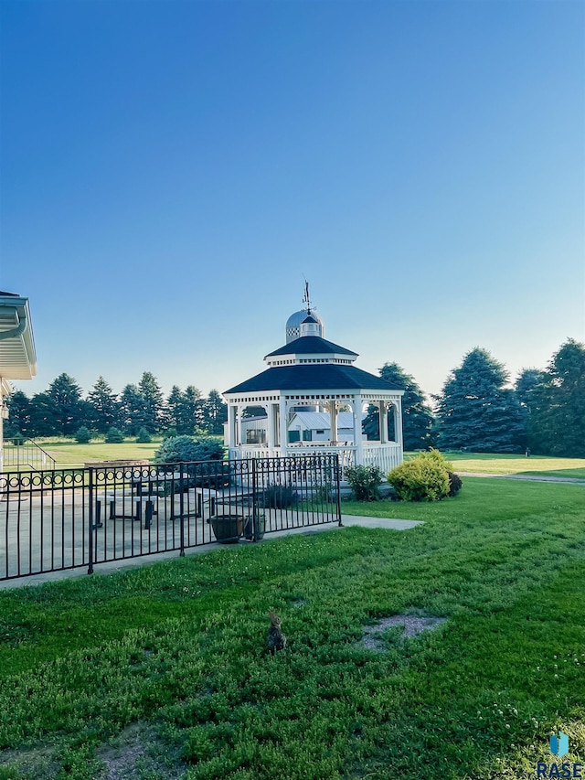 515 151st St, Luverne, MN 56156 - view of property's community with a yard and a gazebo