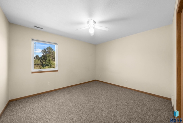 1418 E Redwood Blvd, Brandon, SD 57005 - spare room featuring carpet floors and ceiling fan