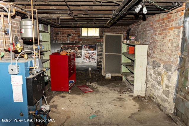 53 Broad St, Catskill, NY 12414 - below grade area featuring a heating unit