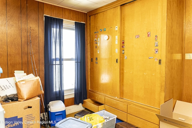 53 Broad St, Catskill, NY 12414 - interior space featuring healthy amount of natural light and wooden walls