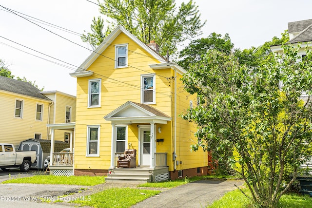53 Broad St, Catskill, NY 12414 - traditional style home featuring a chimney