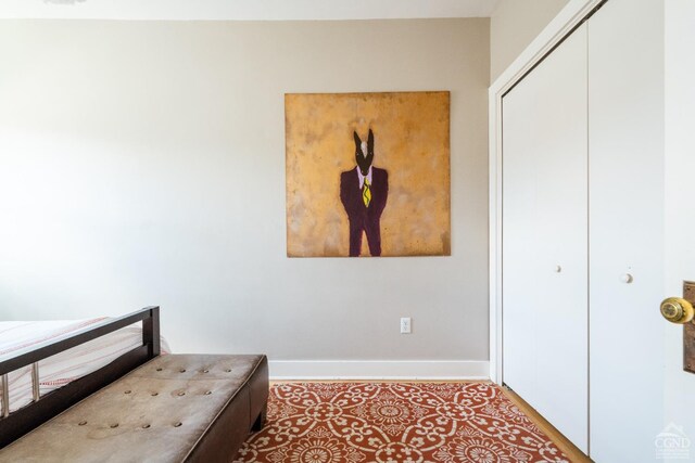 705 Warren St, Hudson, NY 12534 - bedroom with a closet and baseboards
