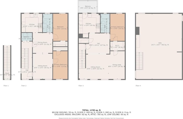 705 Warren St, Hudson, NY 12534 - room layout