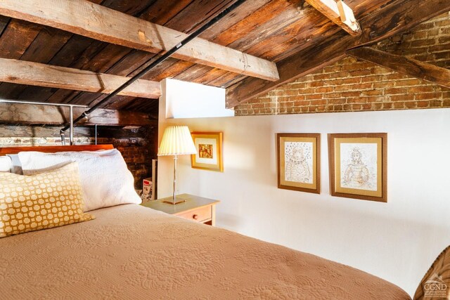 705 Warren St, Hudson, NY 12534 - bedroom featuring wooden ceiling