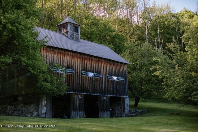 1556 Gulf Rd, Callicoon Center, NY 12724 - view of outdoor structure with a view of trees