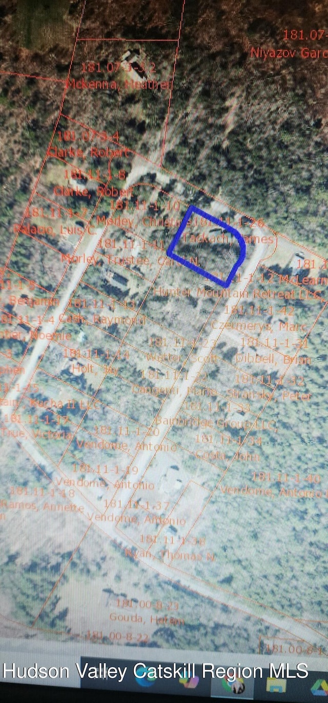 69 June Lodge Dr, Hunter, NY 12442 - map / location featuring property parcel outlined