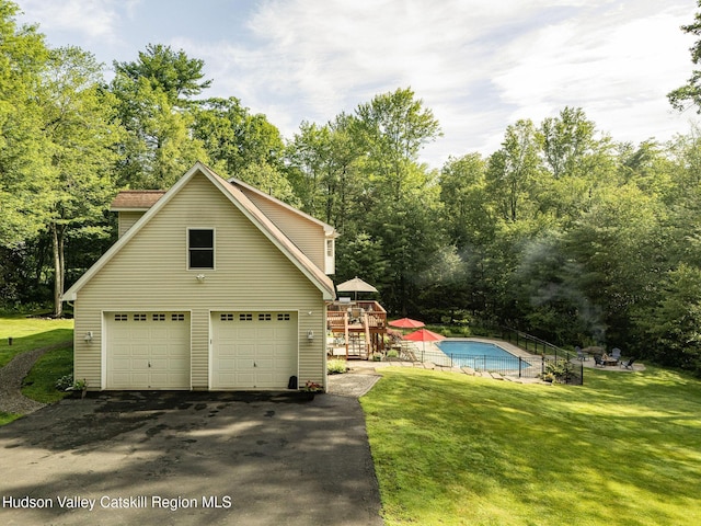 214 Wright Rd, Kerhonkson, NY 12446 - garage with driveway