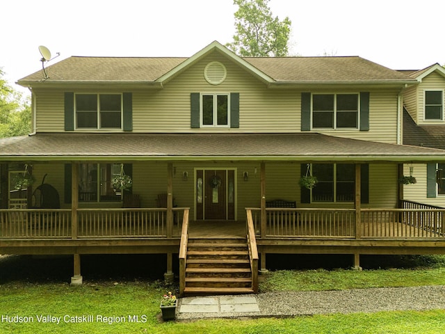 214 Wright Rd, Kerhonkson, NY 12446 - farmhouse inspired home with a shingled roof