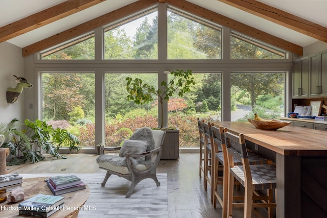 46 Rose Ln, Woodstock, NY 12409 - sunroom / solarium with healthy amount of natural light and wood finished floors