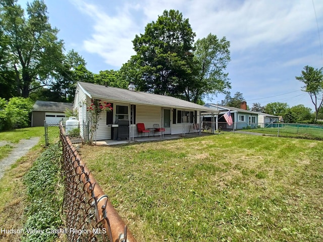 14 Center Rd, High Falls, NY 12440 - view of front of house featuring a garage