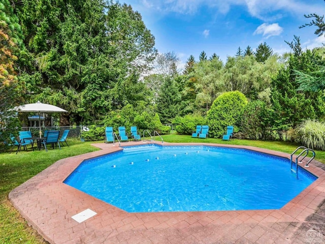 161 Beaver Hill Rd, Gilboa, NY 12076 - view of swimming pool with a patio area