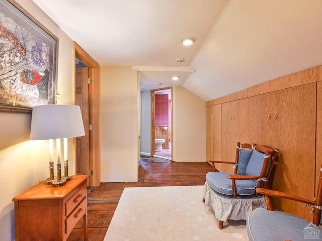 161 Beaver Hill Rd, Gilboa, NY 12076 - living area with wood finished floors and vaulted ceiling