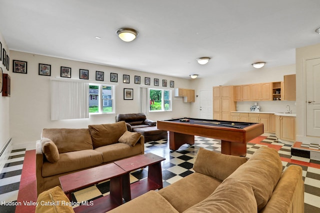 14 Glenerie Ln, Saugerties, NY 12477 - playroom featuring light flooring and pool table