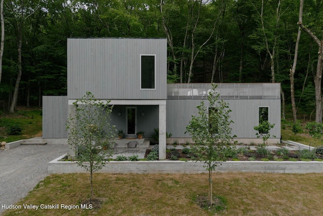50 High View Ln, Staatsburg, NY 12580 - view of contemporary house