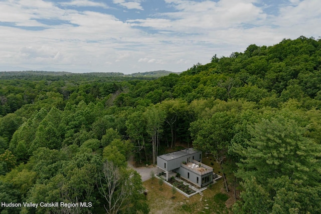 50 High View Ln, Staatsburg, NY 12580 - aerial view of property and surrounding area featuring a heavily wooded area