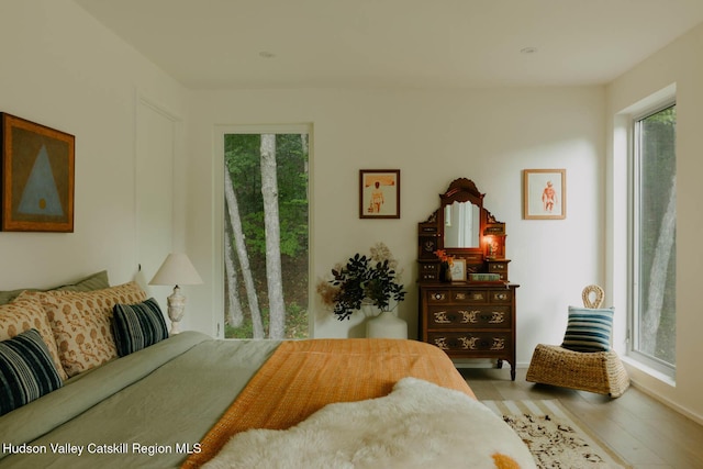 50 High View Ln, Staatsburg, NY 12580 - bedroom with multiple windows and wood finished floors